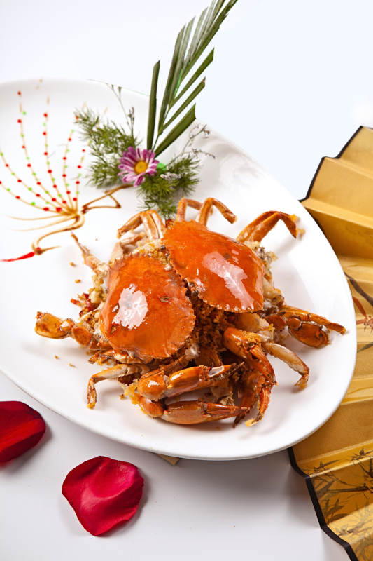 避风塘炒青蟹图片