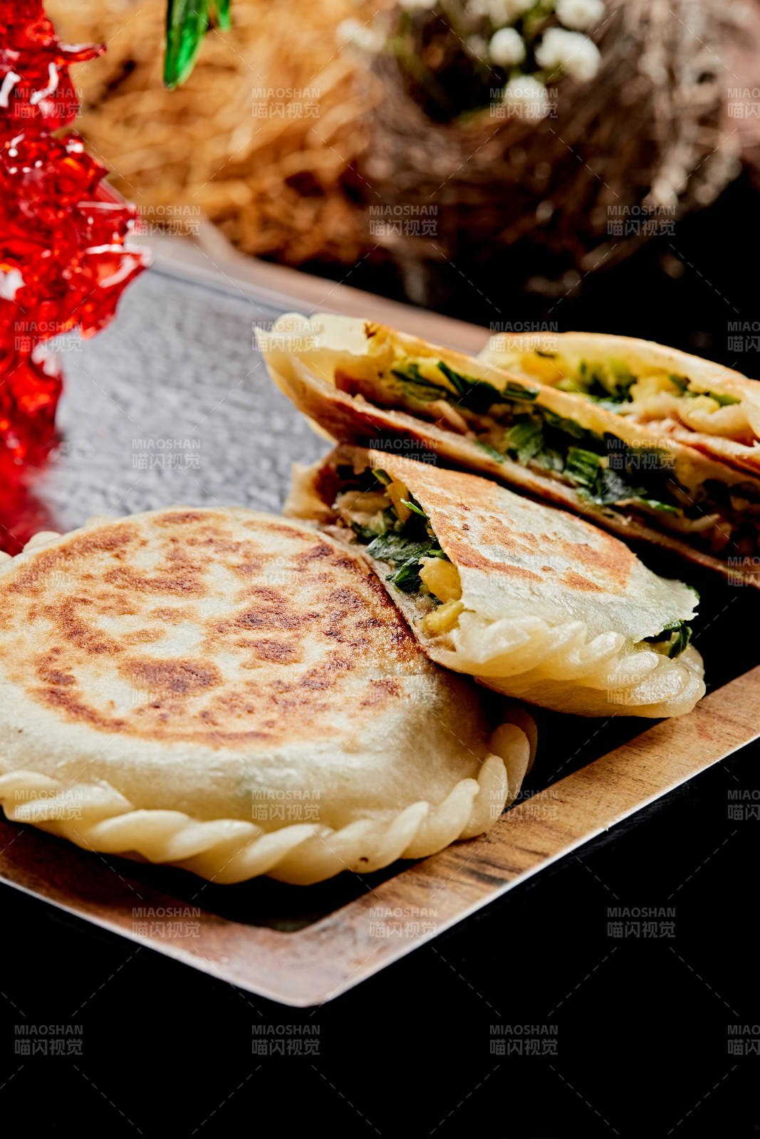 油煎素盒子图片