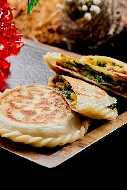 油煎素盒子图片