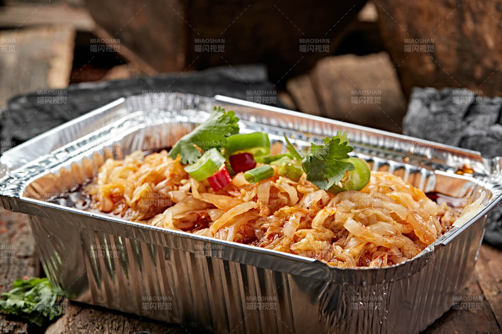 炭烤锡纸红油酸白菜图片