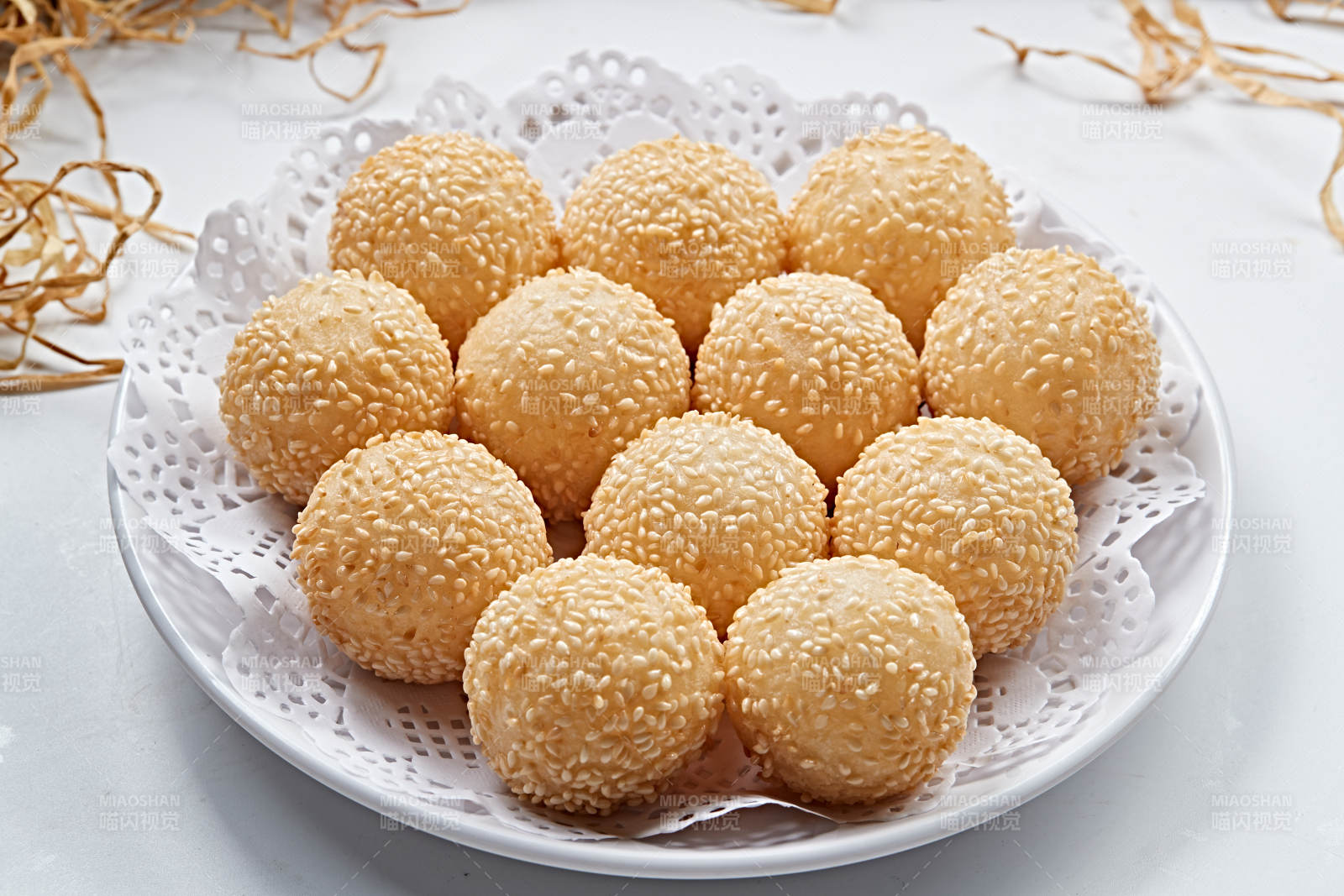 火锅食材炸麻团图片