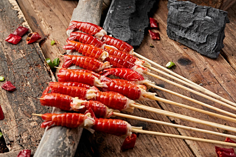 炭烤小龙虾尾图片