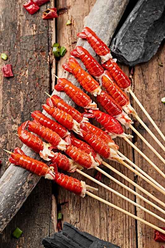 炭烤小龙虾尾图片
