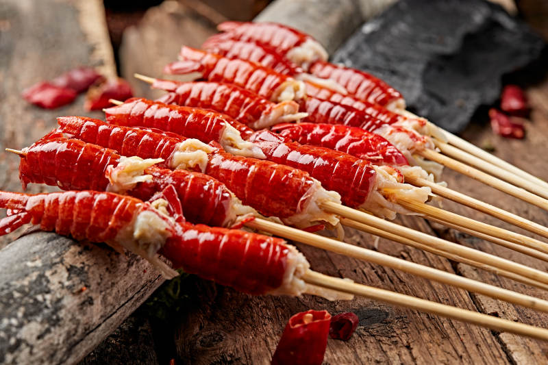 炭烤小龙虾尾图片