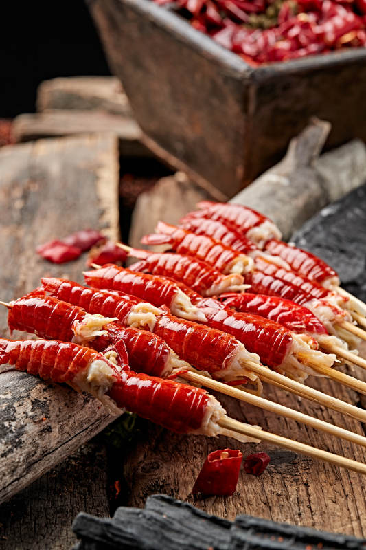 炭烤小龙虾尾图片