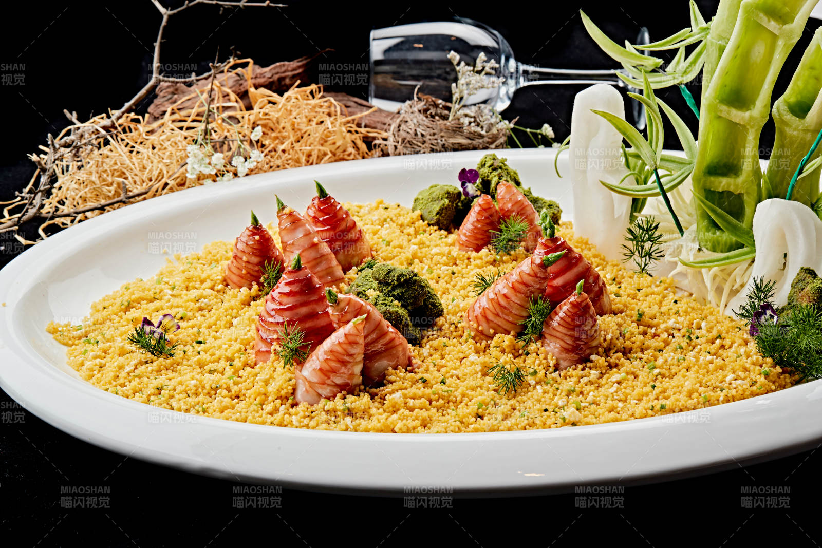 金米培根卷芦笋图片