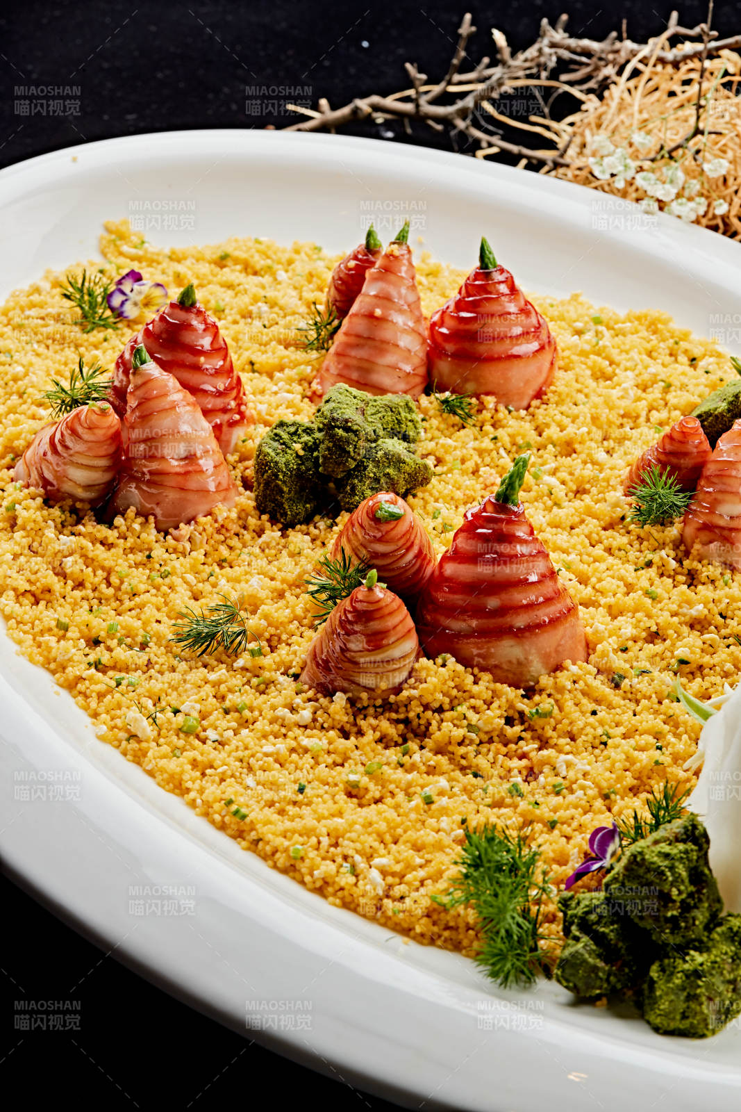 金米培根卷芦笋图片