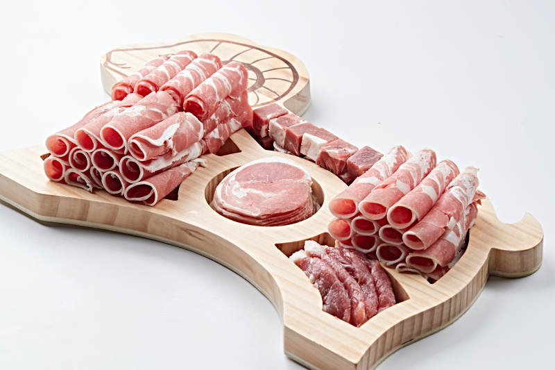 火锅食材科尔沁冰煮羊肉图片