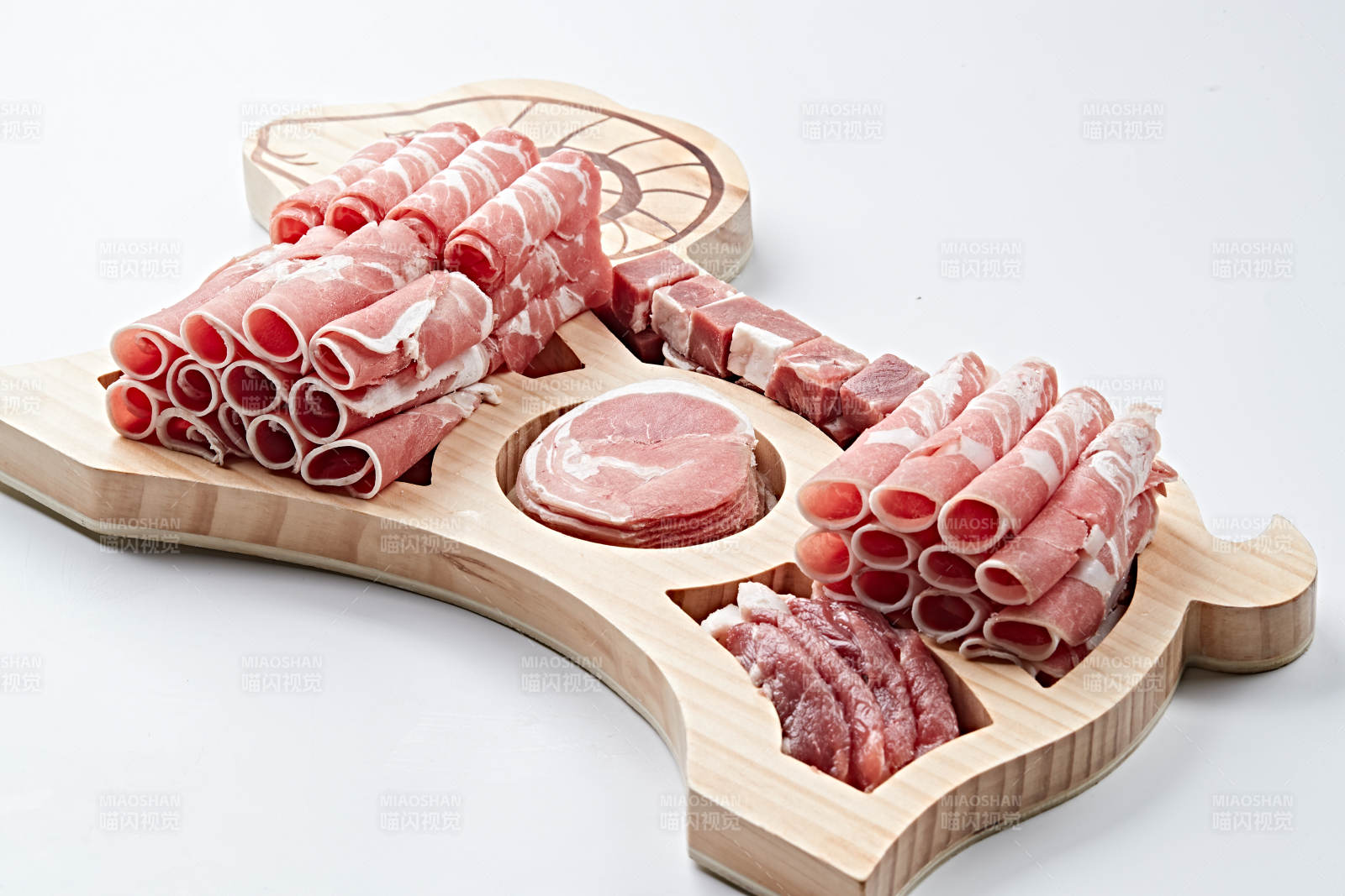 火锅食材科尔沁冰煮羊肉图片