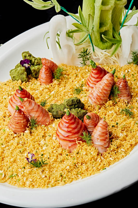 金米培根卷芦笋图片