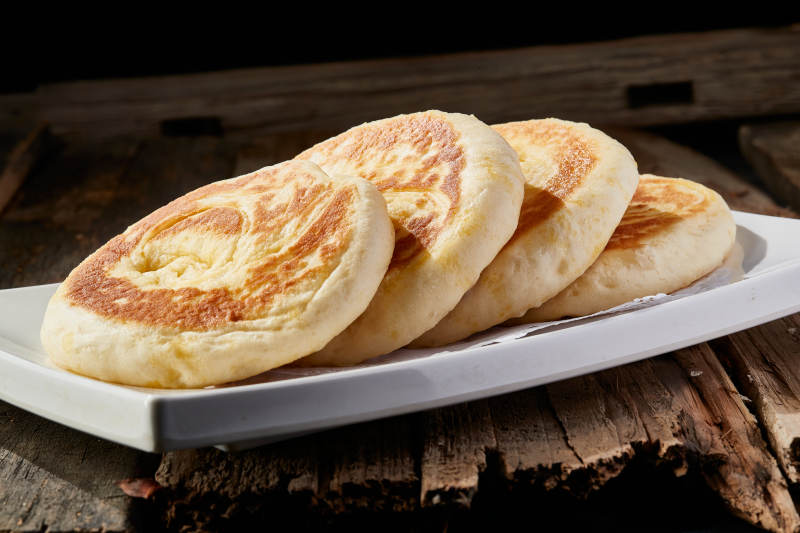 手工烙大饼图片