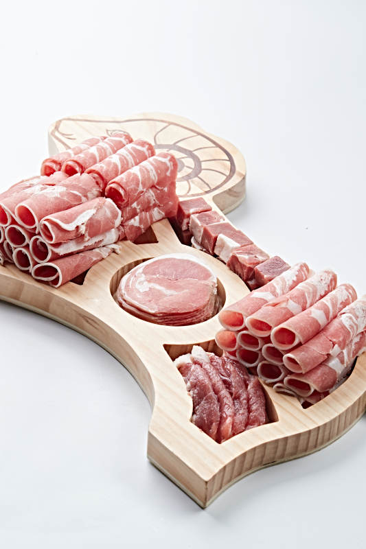 火锅食材科尔沁冰煮羊肉图片