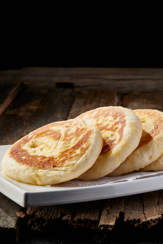 手工烙大饼图片