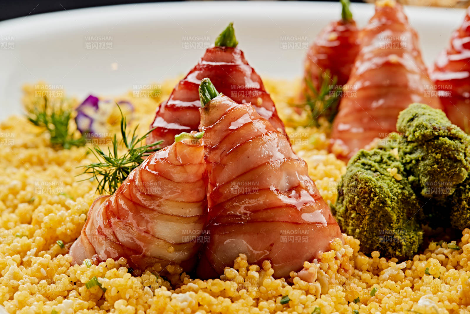 金米培根卷芦笋图片