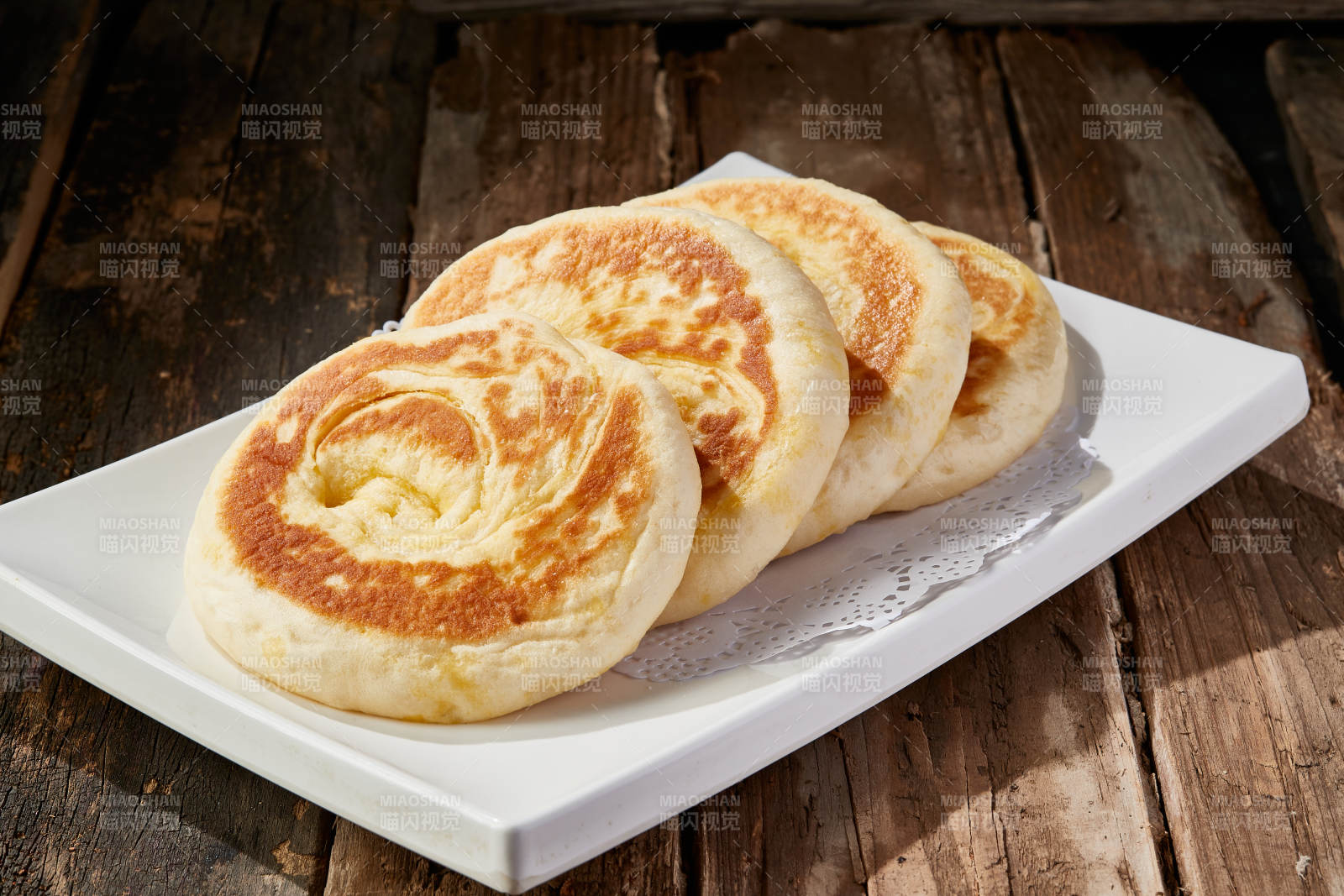 手工烙大饼图片