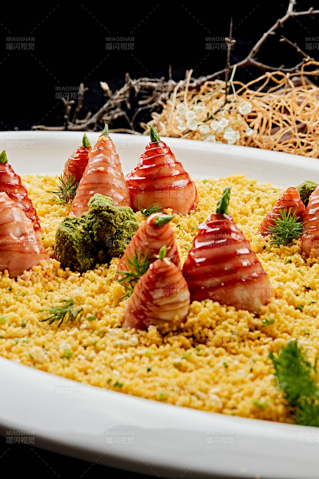 金米培根卷芦笋图片