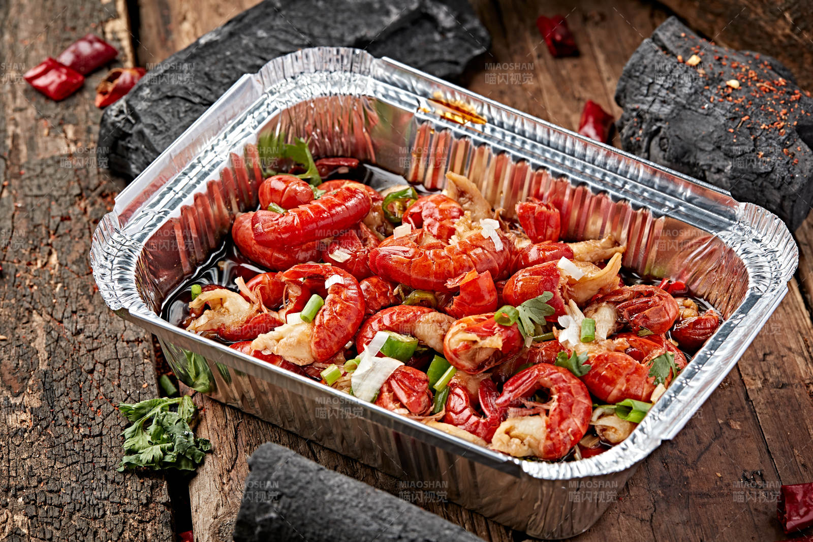 炭烤锡纸小龙虾尾图片