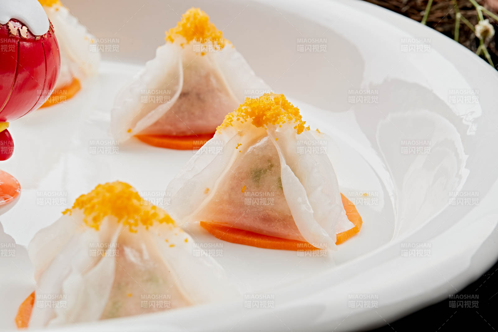 蟹籽蒸虾饺图片