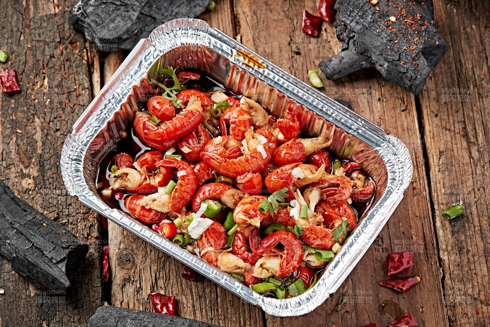 炭烤锡纸小龙虾尾图片