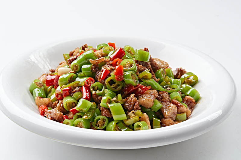 杭椒爆炒五花肉图片