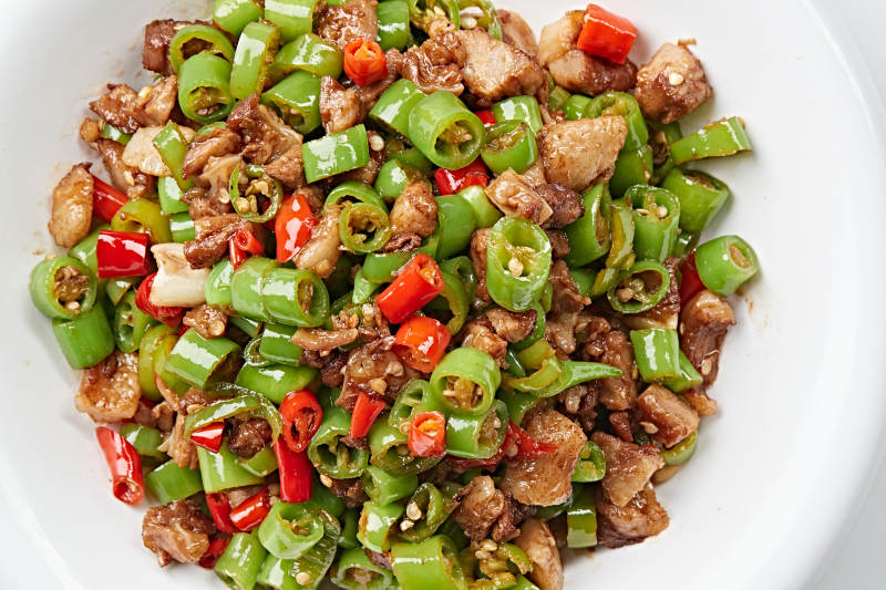 杭椒爆炒五花肉图片