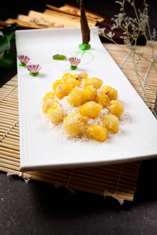 金沙鳕鱼粒图片