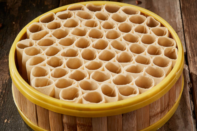 张家口坝上特色美食蒸莜面图片