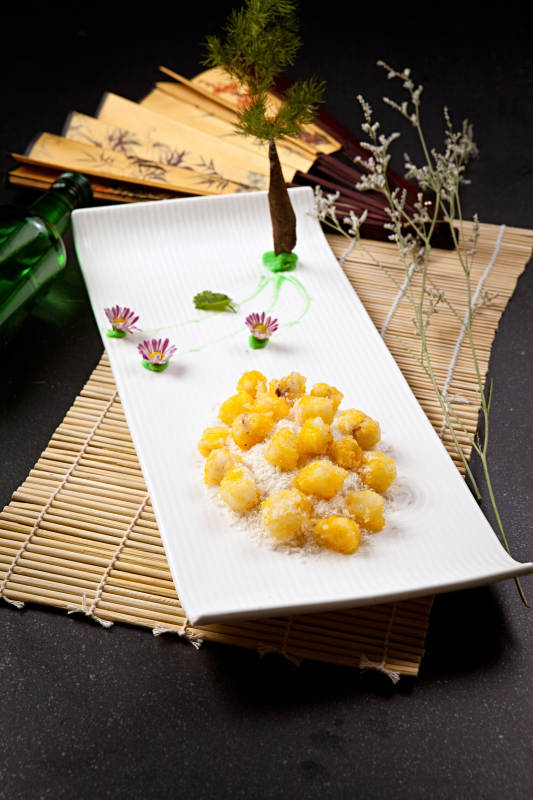 金沙鳕鱼粒图片