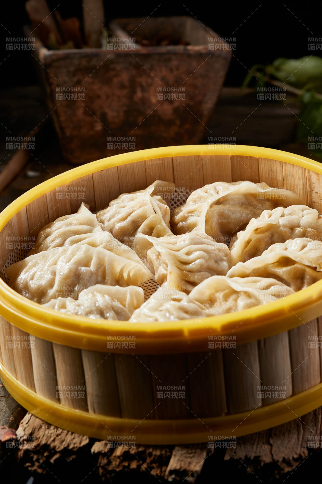 地方特色美食蒙古蒸包子图片