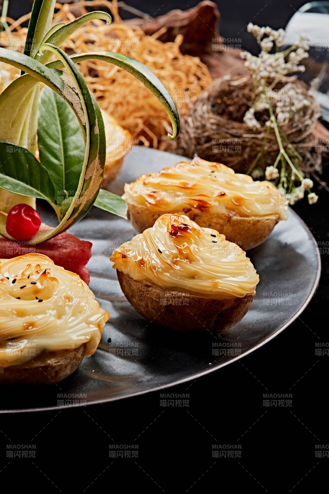 芝士焗土豆图片