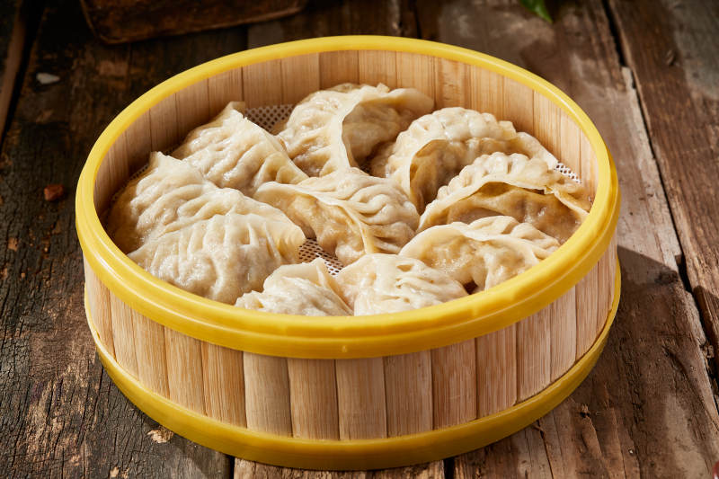 地方特色美食蒙古蒸包子图片