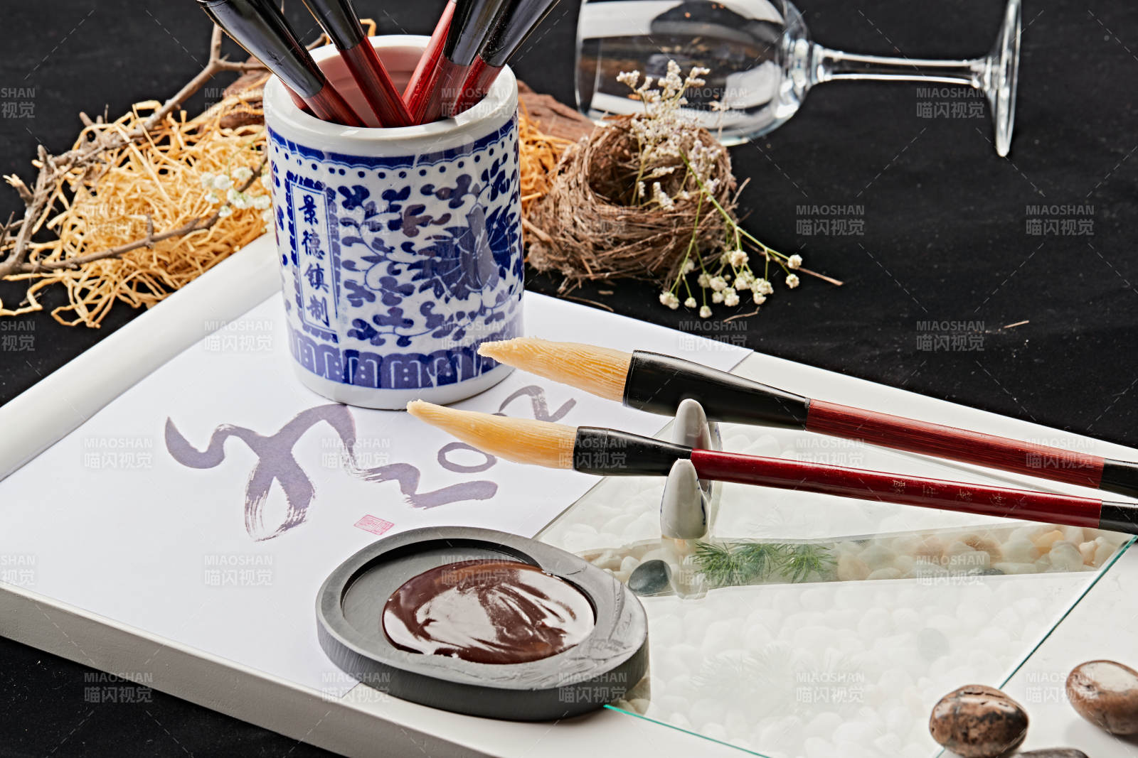 充满文化韵味的创意美食毛笔酥图片