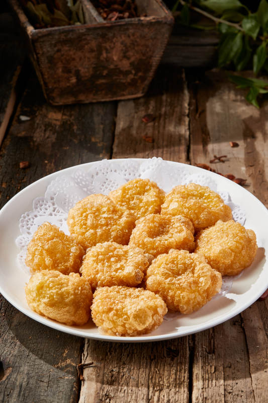 张垣坝上油炸黄糕图片