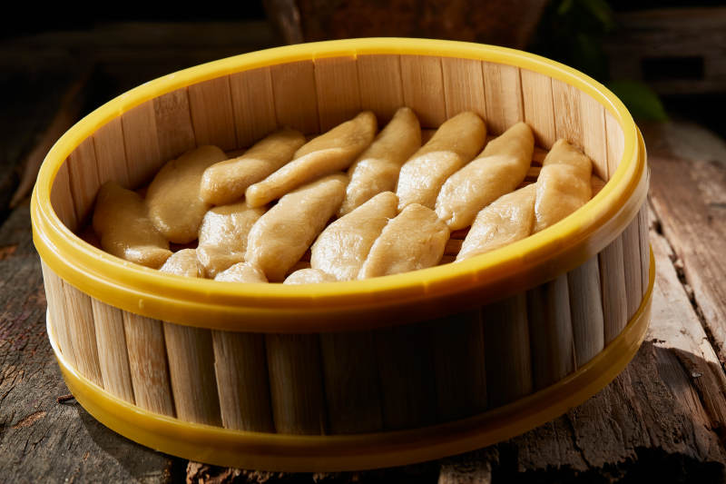 张家口坝上特色美食蒸莜面图片