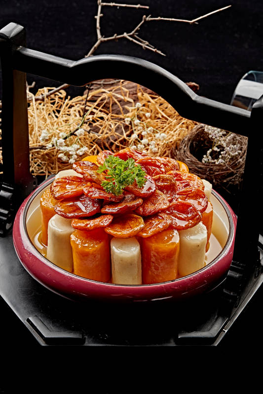 糖水山药红薯焗杏干图片