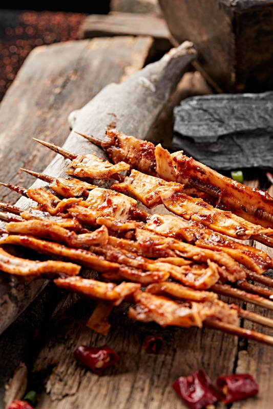 炭烤羊板筋图片