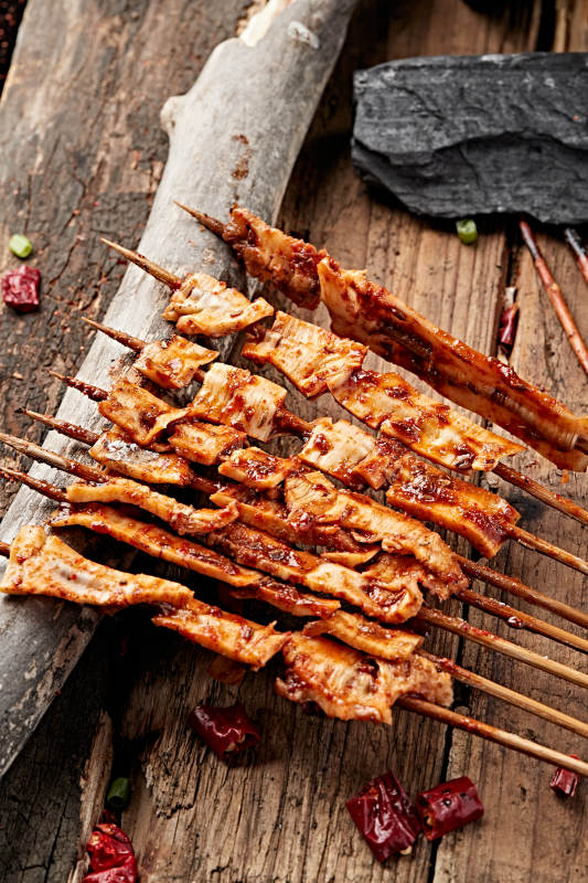 炭烤羊板筋图片