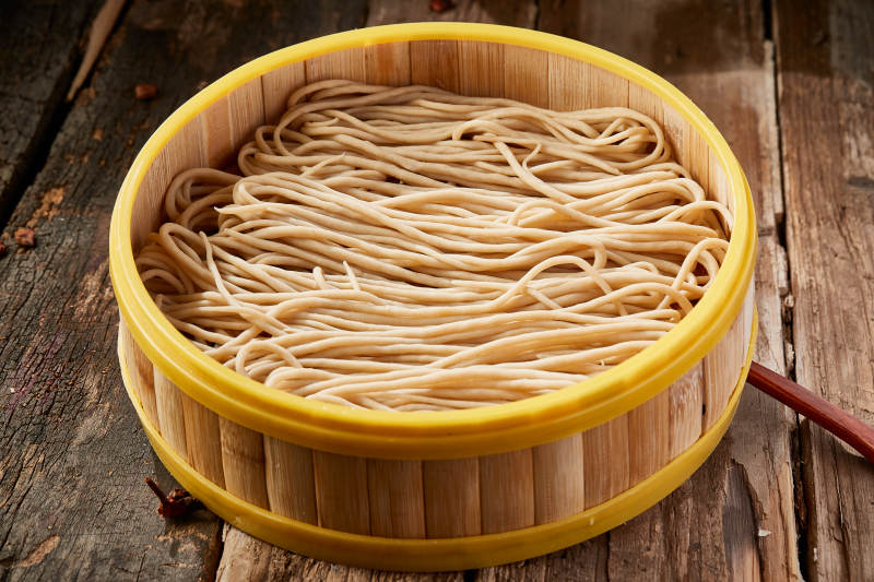 张家口坝上特色美食蒸莜面图片