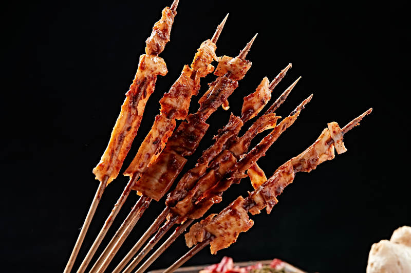 炭烤羊板筋图片