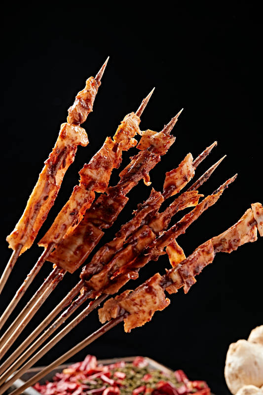 炭烤羊板筋图片