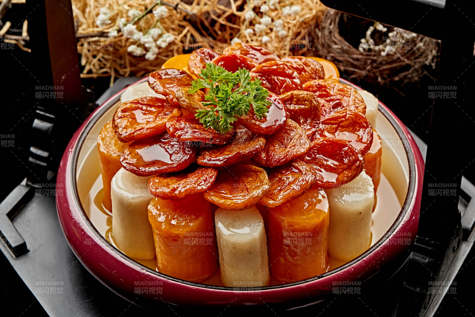 糖水山药红薯焗杏干图片