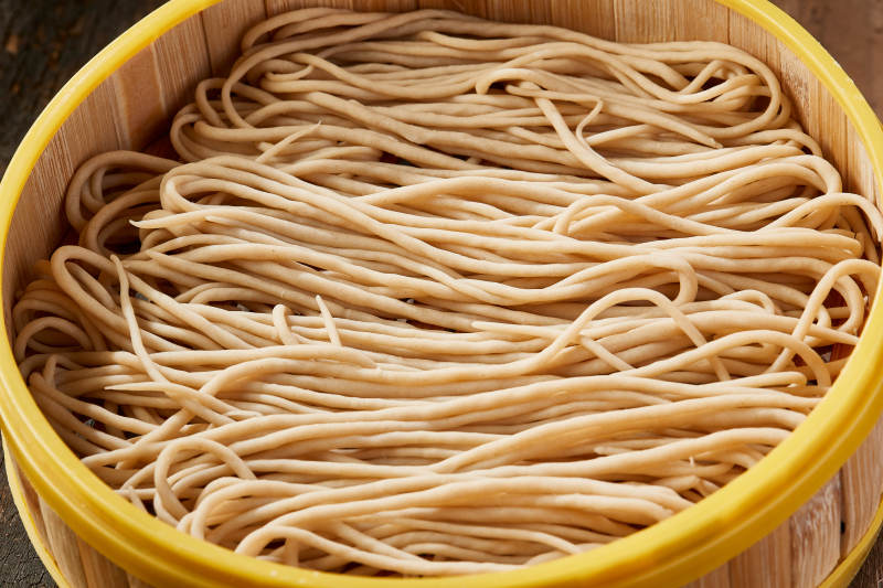 张家口坝上特色美食蒸莜面图片