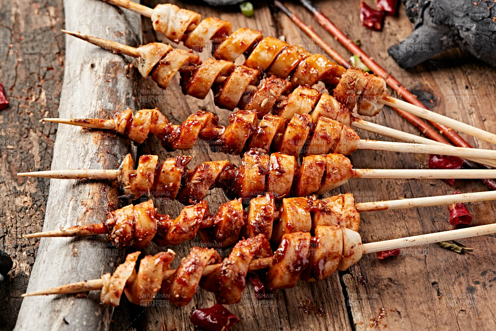 炭烤大面筋图片