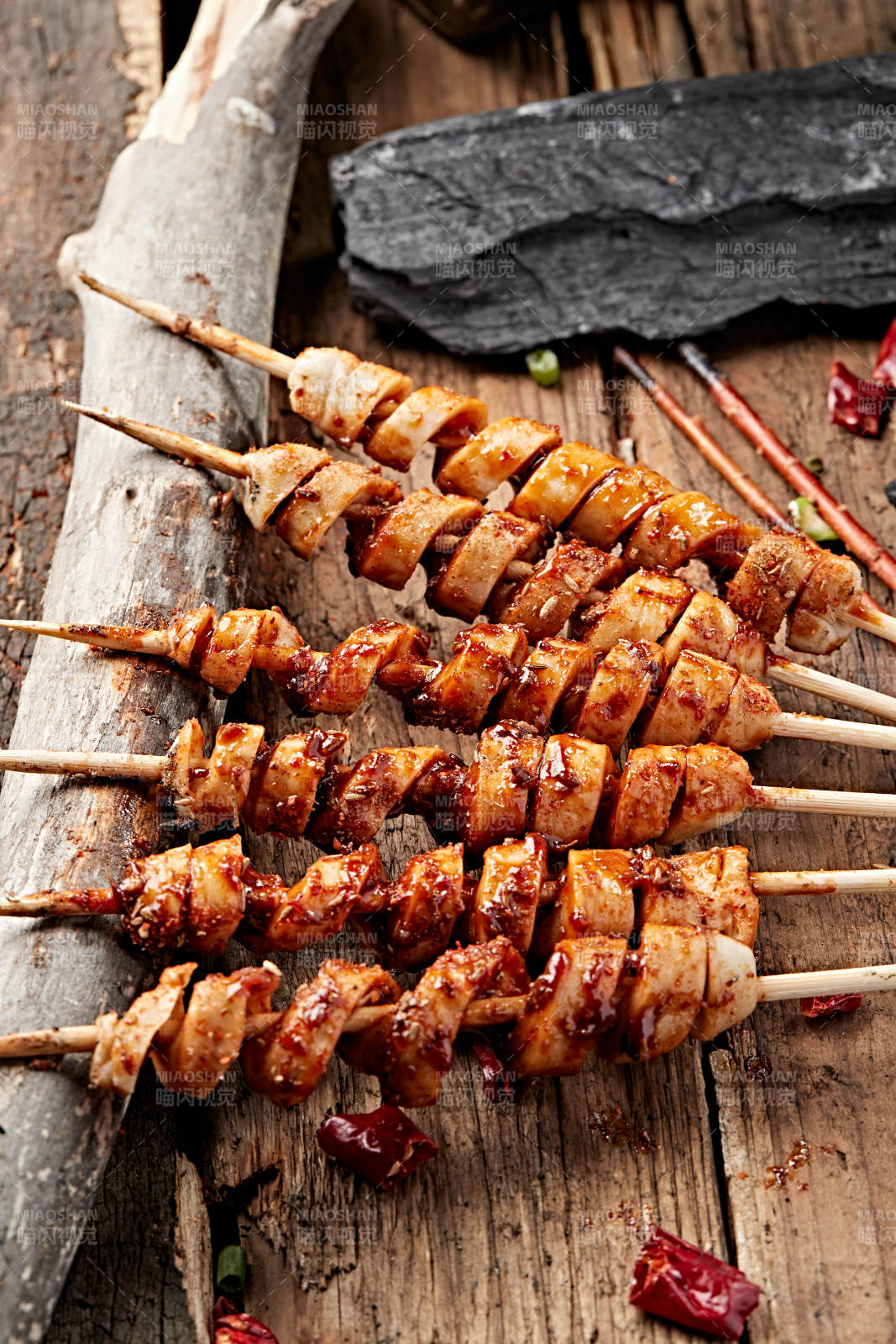 炭烤大面筋图片