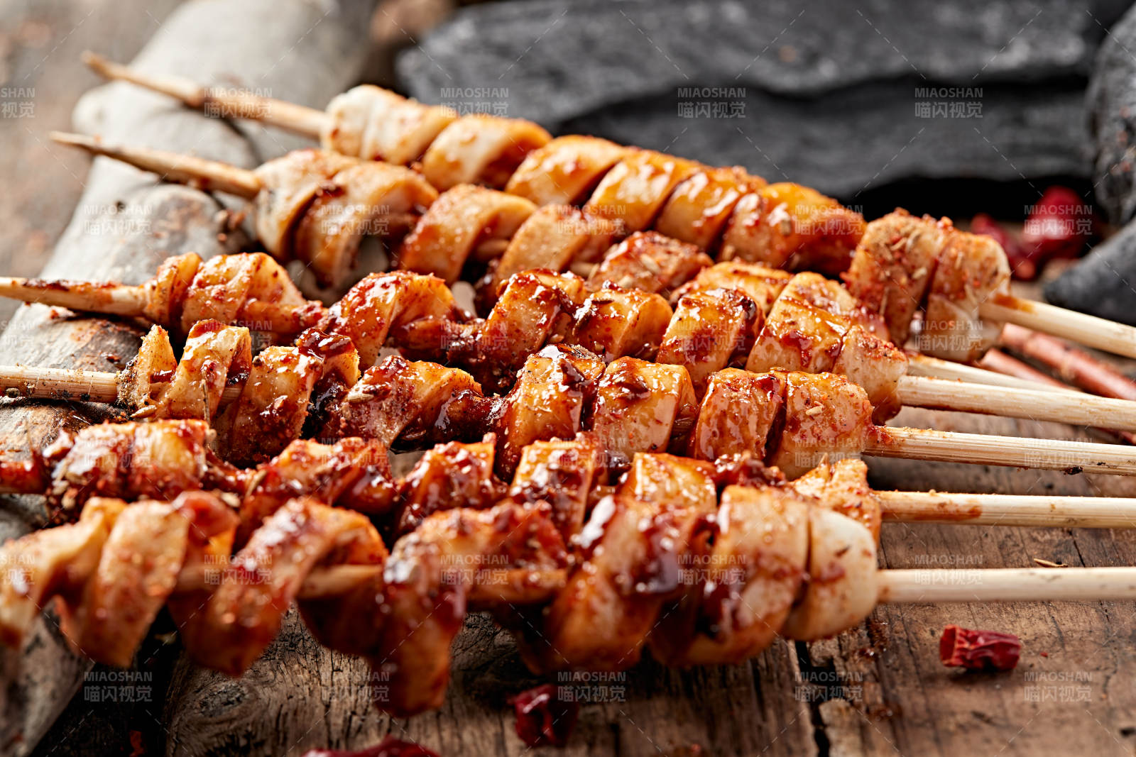 炭烤大面筋图片