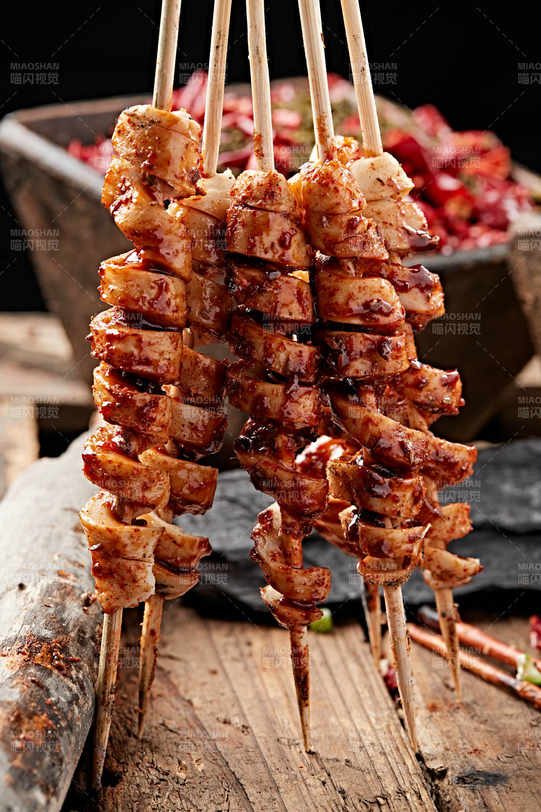 炭烤大面筋图片