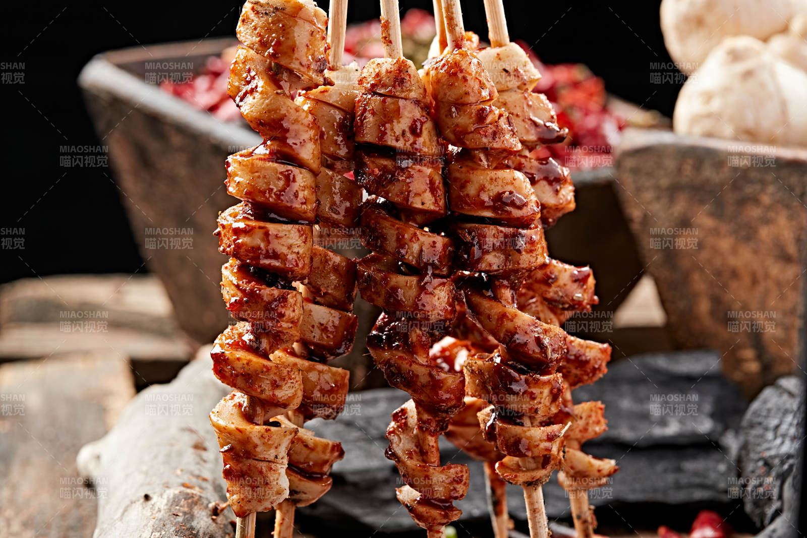炭烤大面筋图片