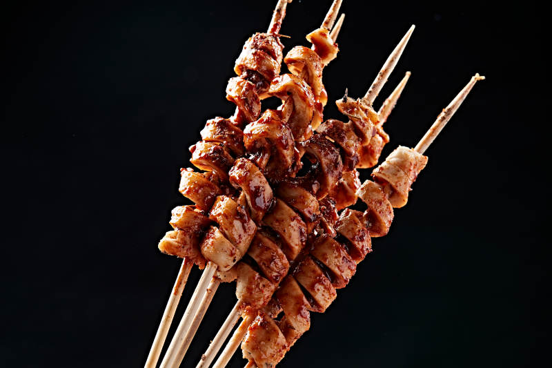 炭烤大面筋图片