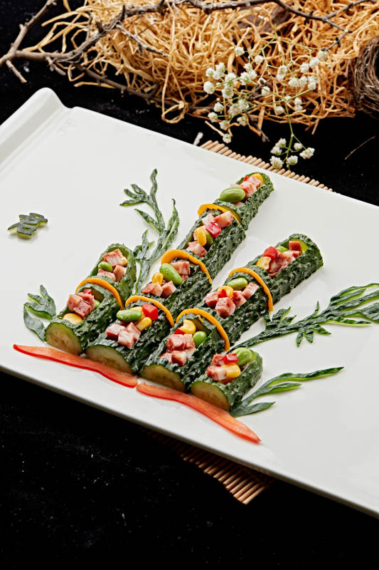 制作精美的艺术凉菜图片