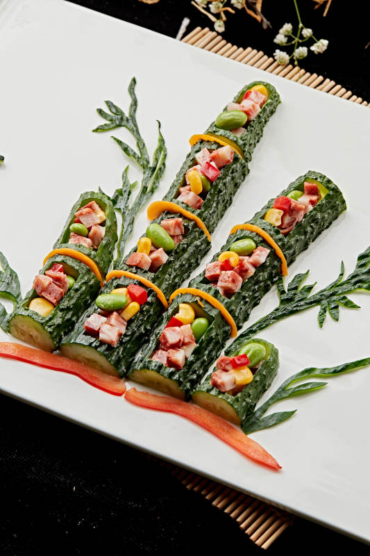 制作精美的艺术凉菜图片